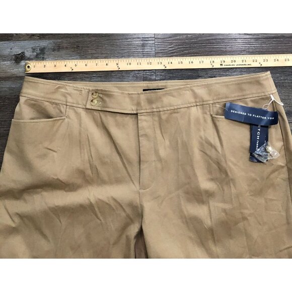 Chaps Womens Size 24 Stretch Khaki Pants New with Tags - Picture 5 of 7